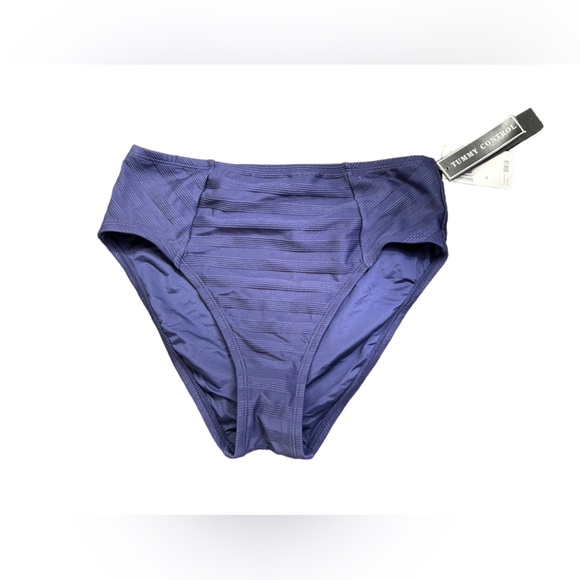 LA BLANCA women’s size 6 full coverage high waist swim bottoms LB2CE98 NWT - Picture 2 of 6